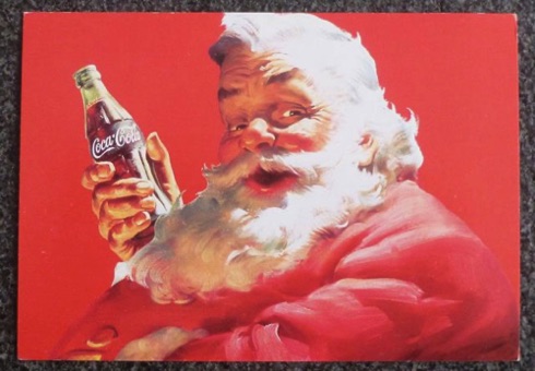 2305-55 € 0,50 coca cola briefkaart 10 x 15cm